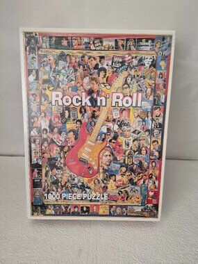 White Mountain Puzzles Rock 'N Role 1000pc Puzzle #409 Made in USA 2008